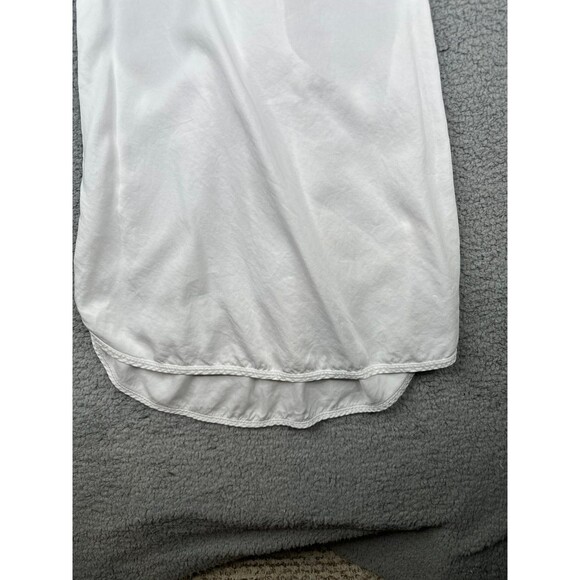 Lululemon cotton blend Flowy Racerback tank singlet White... sz 10 - Picture 3 of 8